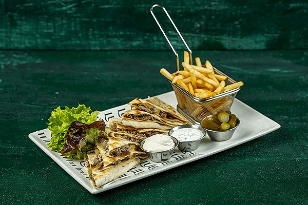 BEEF SHAWERMA CUESADILLAS